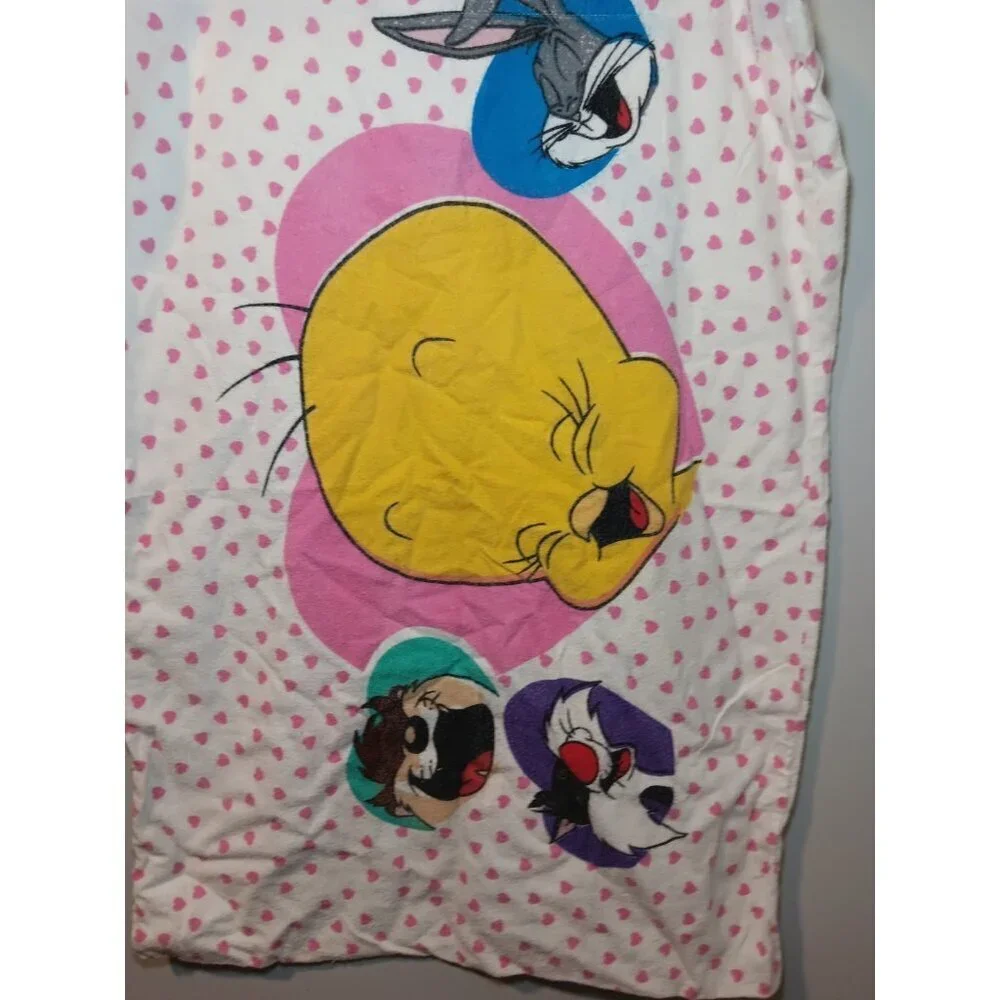 Vintage Looney Tunes Pillowcase 1994 Warner Brothers Tweety Bird Sylvester